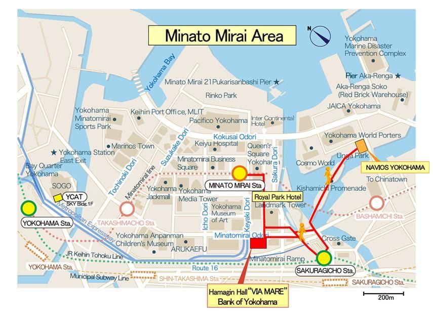 Минато Мирай 21 мапи